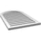 Ekena Millwork Round Top Surface Mount PVC Gable Vent: Functional, w/ 2"W x 1-1/2"P Brickmould Frame, 22"W x 36"H GVPRT22X3602SF - alternate 5